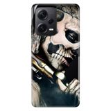 Senada Xiaomi Redmi Note 12 Pro 5G İle Uyumlu Kılıf Silikon Tioserisi Skull Cowboy