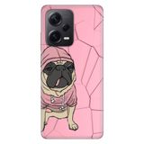 Senada Xiaomi Redmi Note 12 Pro 5G İle Uyumlu Kılıf Silikon Tioserisi Süslü Tarz Pug