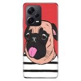 Senada Xiaomi Redmi Note 12 Pro 5G İle Uyumlu Kılıf Silikon Tioserisi Uyuşuk Pug