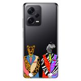 Senada Xiaomi Redmi Note 12 Pro 5G İle Uyumlu Kılıf Silikon Tioserisi Zebra Kaplan Retro
