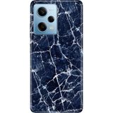 Senada Xiaomi Redmi Note 12 Pro 5g Kılıf Desenli Baskılı Tpu Rubber Kapak Dark Blue - 001-Renkli