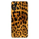 Senada Xiaomi Redmi Note 12S İle Uyumlu Kılıf Kamera Korumalı Silikon Desenli Resimli Kapak Leopar Kürk