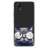 Senada Xiaomi Redmi Note 12S İle Uyumlu Kılıf Silikon Desenli Resimli Kapak Cix Kedi