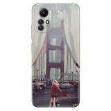 Senada Xiaomi Redmi Note 12S İle Uyumlu Kılıf Silikon Desenli Resimli Kapak Kırmızılı Kadın