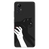 Senada Xiaomi Redmi Note 12S İle Uyumlu Kılıf Silikon Desenli Resimli Kapak Sanat Kedi