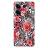 Senada Xiaomi Redmi Note 13 4G ile Uyumlu Kılıf Resimli Desenli Silikon Leopare
