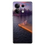 Senada Xiaomi Redmi Note 13 4G ile Uyumlu Kılıf Resimli Desenli Silikon Romantik Rıhtım