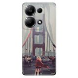 Senada Xiaomi Redmi Note 13 4G İle Uyumlu Kılıf Temalı Baskılı Silikon Kırmızılı Kadın