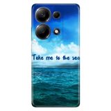 Senada Xiaomi Redmi Note 13 4G İle Uyumlu Kılıf Temalı Silikon Desenli Take Me