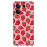 Senada Xiaomi Redmi Note 13 5G İle Uyumlu Kılıf Resimli Silikon Desenli Tatlı Çilek