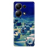 Senada Xiaomi Redmi Note 13 Pro 4G İle Uyumlu Kılıf Desenli Baskılı Silikon Cold Village