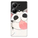 Senada Xiaomi Redmi Note 13 Pro 4G İle Uyumlu Kılıf Nano Silikon Desenli Fat Cat