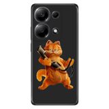 Senada Xiaomi Redmi Note 13 Pro 4G ile Uyumlu Kılıf Resimli Desenli Silikon KarakterGarfield