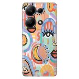 Senada Xiaomi Redmi Note 13 Pro 4G ile Uyumlu Kılıf Resimli Desenli Silikon Siluet