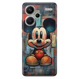 Senada Xiaomi Redmi Note 13 Pro Plus 5g ile Uyumlu Kılıf Baskılı Silikon 05MickeySmile1111