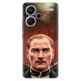 Senada Xiaomi Redmi Note 13 Pro Plus 5g ile Uyumlu Kılıf Baskılı Silikon Asil Atatürk