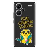Senada Xiaomi Redmi Note 13 Pro Plus 5g ile Uyumlu Kılıf Baskılı Silikon Ben Aslında Yoğum