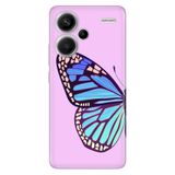Senada Xiaomi Redmi Note 13 Pro Plus 5g ile Uyumlu Kılıf Baskılı Silikon Butterfly