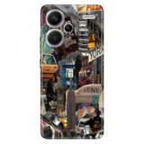 Senada Xiaomi Redmi Note 13 Pro Plus 5g ile Uyumlu Kılıf Baskılı Silikon Newyork Retro