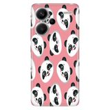 Senada Xiaomi Redmi Note 13 Pro Plus 5g ile Uyumlu Kılıf Baskılı Silikon Yavru Pandalar
