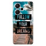 Senada Xiaomi Redmi Note 13 Pro Plus 5G İle Uyumlu Kılıf Silikon Follow Your Dreams