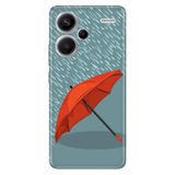 Senada Xiaomi Redmi Note 13 Pro Plus 5G İle Uyumlu Kılıf Silikon Kırmızı Şemsiye