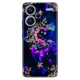 Senada Xiaomi Redmi Note 13 Pro Plus 5G İle Uyumlu Kılıf Silikon Resimli Ayyıldız Neon Mandala