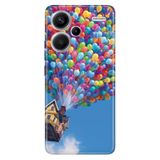 Senada Xiaomi Redmi Note 13 Pro Plus 5G İle Uyumlu Kılıf Silikon Resimli Balonlu Ev