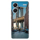 Senada Xiaomi Redmi Note 13 Pro Plus 5G İle Uyumlu Kılıf Silikon Resimli Brooklyn Köprüsü