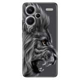Senada Xiaomi Redmi Note 13 Pro Plus 5G İle Uyumlu Kılıf Silikon Resimli Kara Aslan