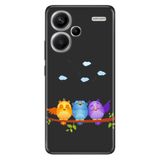 Senada Xiaomi Redmi Note 13 Pro Plus 5G İle Uyumlu Kılıf Silikon Resimli Kuşlar