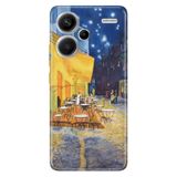Senada Xiaomi Redmi Note 13 Pro Plus 5G İle Uyumlu Kılıf Silikon Resimli Night Cafe