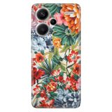Senada Xiaomi Redmi Note 13 Pro Plus 5G İle Uyumlu Kılıf Silikon Resimli Sanatsal Çiçek