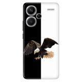 Senada Xiaomi Redmi Note 13 Pro Plus 5G İle Uyumlu Kılıf Silikon Resimli Siyah Beyaz Parçalı