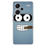 Senada Xiaomi Redmi Note 13 Pro Plus 5G İle Uyumlu Kılıf Silikon Robot Smoke