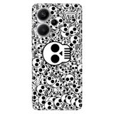 Senada Xiaomi Redmi Note 13 Pro Plus 5G İle Uyumlu Kılıf Silikon Skull White