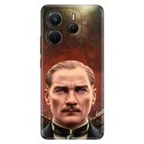 Senada Xiaomi Redmi Note 14 ile Uyumlu Kılıf Desenli TPU Cover Silikon Asil Atatürk