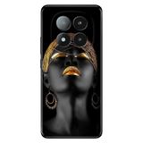 Senada Xiaomi Redmi Note 14 Pro Plus 5G İle Uyumlu Kılıf Desenli Silikon Baskılı Afrikalı Kız