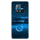 Senada Xiaomi Redmi Note 14 Pro Plus 5G İle Uyumlu Kılıf Desenli Silikon Baskılı Dolunay Deniz