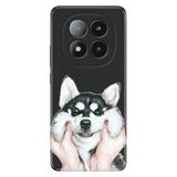 Senada Xiaomi Redmi Note 14 Pro Plus 5G İle Uyumlu Kılıf Desenli Silikon Baskılı Dostum Husky