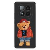 Senada Xiaomi Redmi Note 14 Pro Plus 5G İle Uyumlu Kılıf Desenli Silikon Baskılı Teddybear