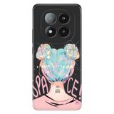 Senada Xiaomi Redmi Note 14 Pro Plus 5G İle Uyumlu Kılıf Desenli Silikon Baskılı Uzaydan Gelen Kız