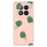 Senada Xiaomi Redmi Note 14 Pro Plus 5G İle Uyumlu Kılıf Desenli Silikon Cactus