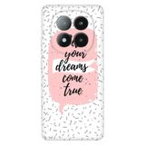 Senada Xiaomi Redmi Note 14 Pro Plus 5G İle Uyumlu Kılıf Desenli Silikon Let Dream Love