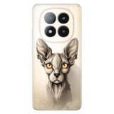 Senada Xiaomi Redmi Note 14 Pro Plus 5G İle Uyumlu Kılıf Desenli Silikon Sfenks Kedi