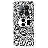 Senada Xiaomi Redmi Note 14 Pro Plus 5G İle Uyumlu Kılıf Desenli Silikon Skull White