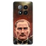 Senada Xiaomi Redmi Note 14 Pro Plus ile Uyumlu Kılıf Desenli Cover Silikon Asil Atatürk