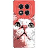 Senada Xiaomi Redmi Note 15 Pro 5g Kılıf Desenli Baskılı Tpu Rubber Kapak Beyaz Kedi - 001-Renkli