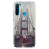 Senada Xiaomi Redmi Note 8 İle Uyumlu Kılıf Desenli Baskılı Silikon Kırmızılı Kadın