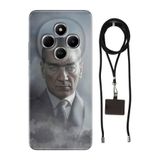Senada Xiaomi Xiaomi Redmi 14C ile Uyumlu Kılıf Desenli Atatürk 1938 Silikon İpli Boyun Askı Aparatlı